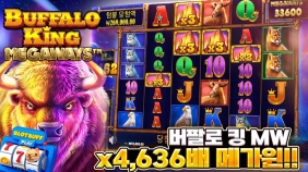 [버팔로킹메가웨이즈] 4636배 메가윈!!