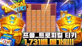 프라그마틱 [트로피컬 티키] 1731배 메가윈!! [프라그마틱]