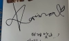 카리나에게 왼손싸인을 요구한 팬..jpg