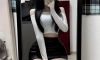 골반이 아주 넓은 여고생