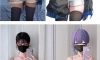 본인이 그린 그림을 코스프레 하는 여자 작가