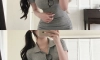 원피스 입은 여대생 몸매