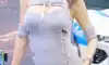 레이싱 모델 한민영 동정을 죽이는 모터쇼 스웨터
