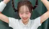 츄..브라 은근히 비치는 화이트 테니스복