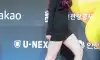 에스파 카리나 블랙 미니드레스 엉태 야벅지