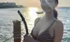 프리다이빙 중 포착된 미모좌 윗슴