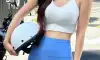 이다혜 도끼자국 숏레깅스 밀착에 앞라인 선명하게 파였다
