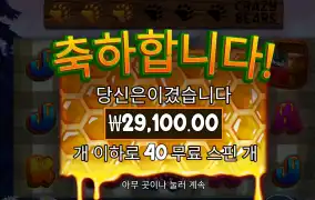 크레이지베어 40바퀴