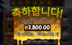 크레이지베어 15스핀
