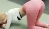 레깅스 도끼 자국