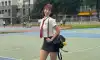 하지원 치어리더 스쿨룩 허벅지