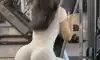 헬스장 시선강탈!!