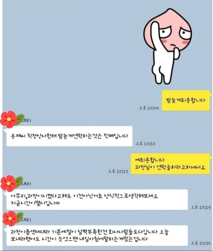 0773d3a40df3d167b365f24754a314d3.webp 밤늦게 업무연락해 화난 대리.jpg