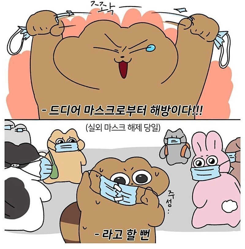 0e4f0130e3e3030c90550e3fdadbba3b.webp 요즘 마스크 근황.jpg