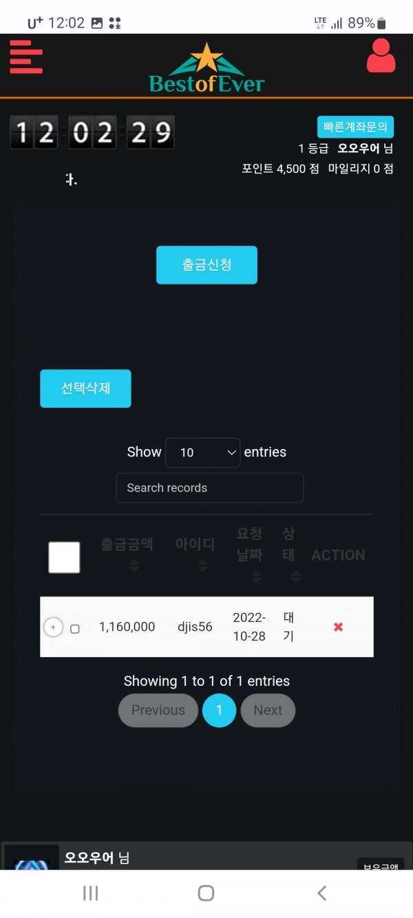 베스트 오브 에버먹튀