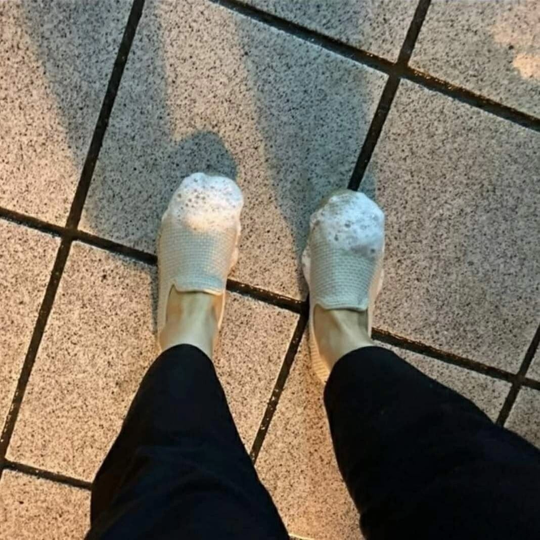 아빠가 빨아주신 신발 ㅋㅋㅋ
