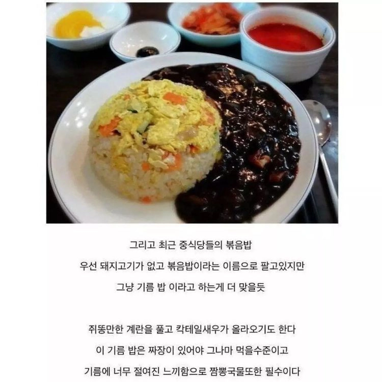 중국집 볶음밥의 퇴화 과정.JPG