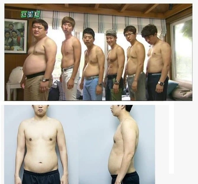 흔한 30대 남자 몸매 평균