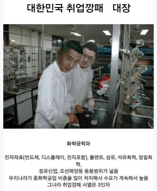 은근히 취업이 잘되는 학과