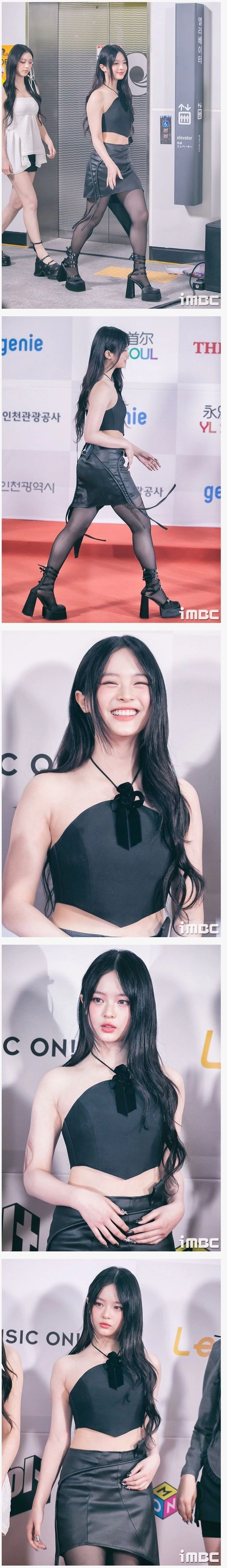 뉴진스 하니...의외의 허벅지 ㄷㄷ