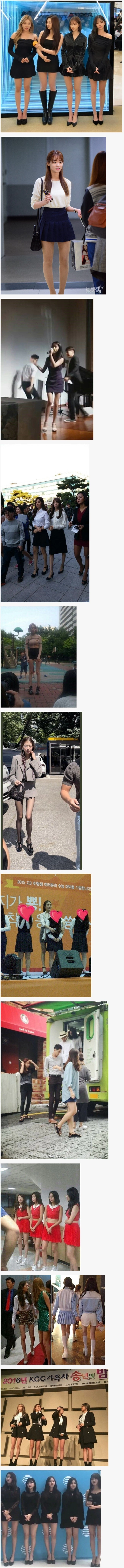 실물은 상상이상으로 마른 여자 연예인들