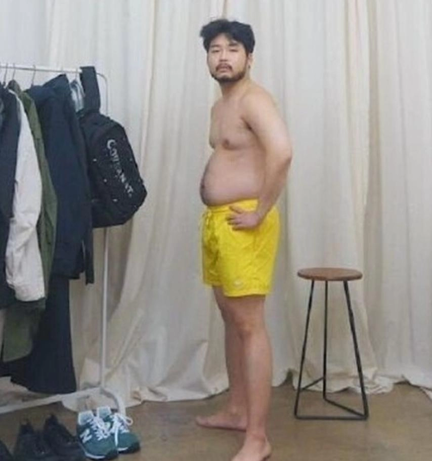 관리 안하는 30대 남자 평균 몸매