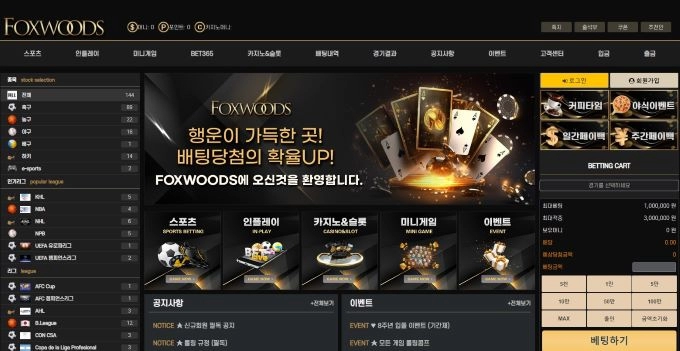 폭스우드 먹튀