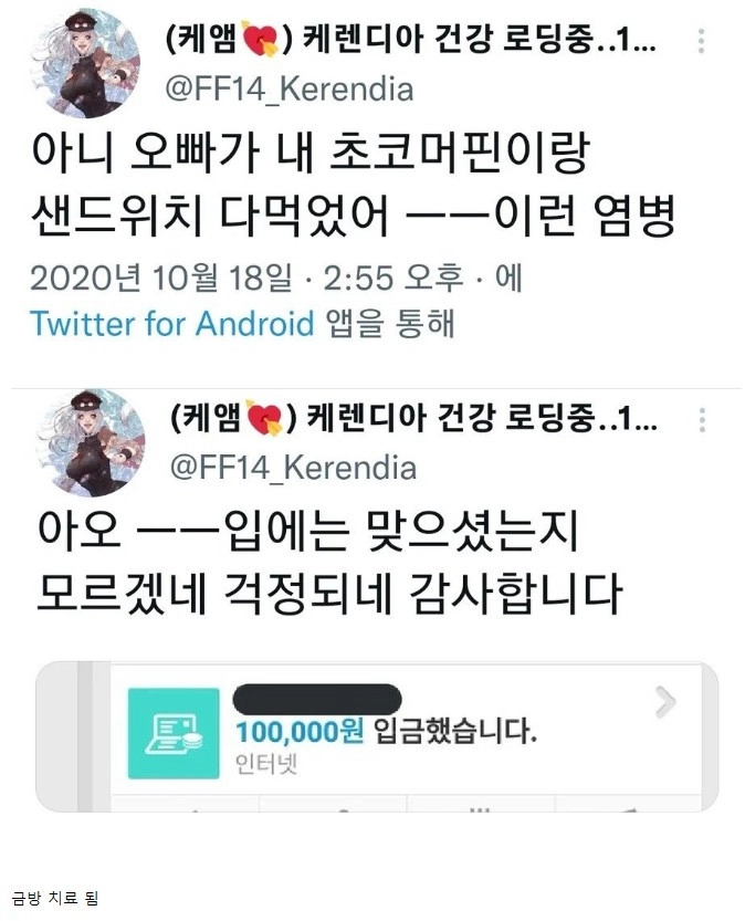 오빠 때문에 개빡친 트위터 언냐