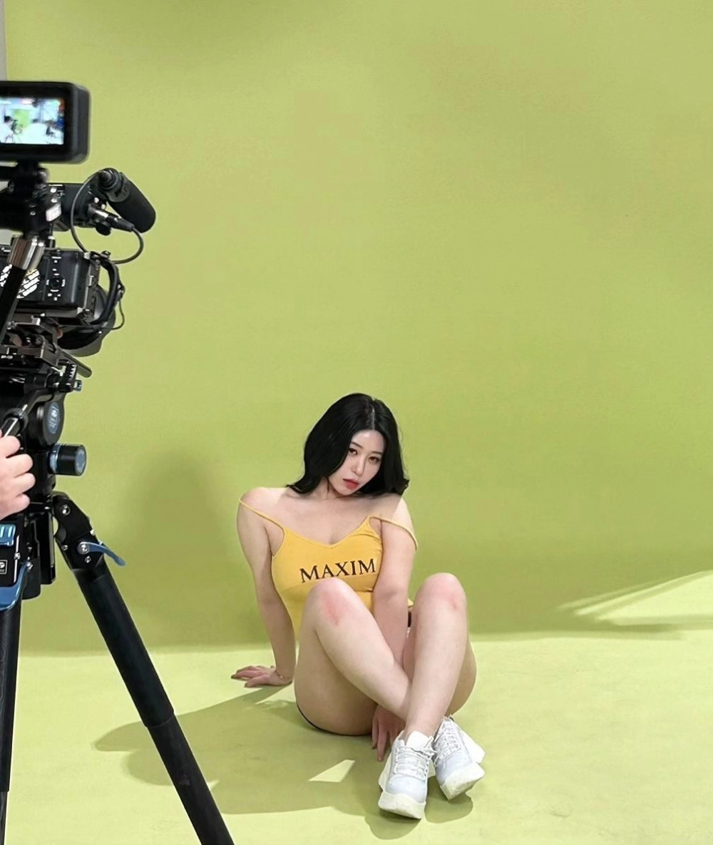 맥심 모델녀 보정 없는 실물 체감샷