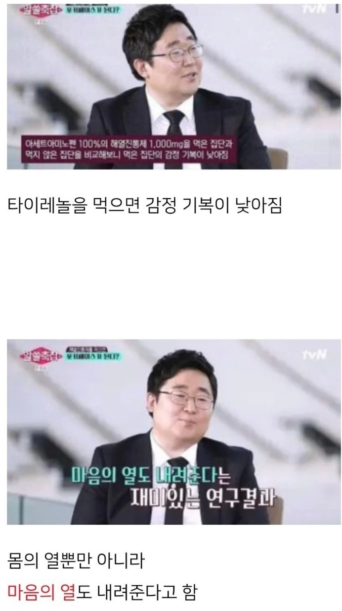 타이레놀의 또 다른 효능