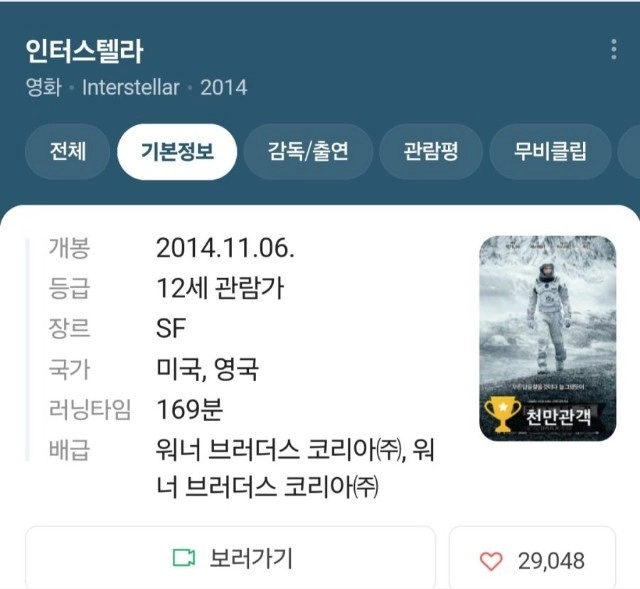 어느덧 개봉한 지 10년이 된 띵작 영화
