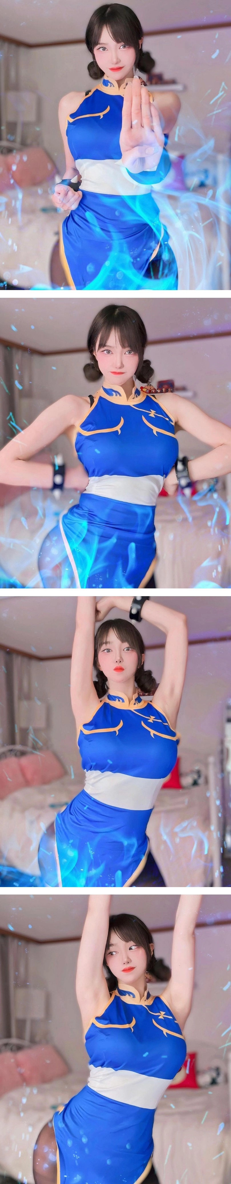 '춘리' 코스프레 했던 겨ㅇ디 인스타