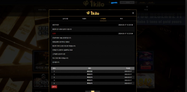 1킬로  먹튀