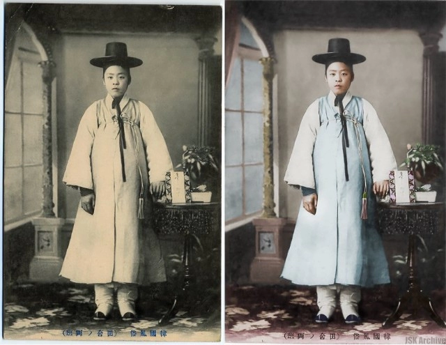 1904년도 양반 남자 사진