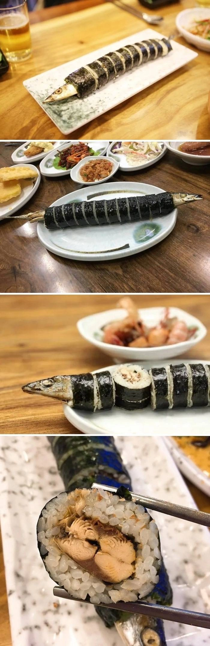 호불호 갈릴듯한 김밥 먹을 수 있다 vs 없다