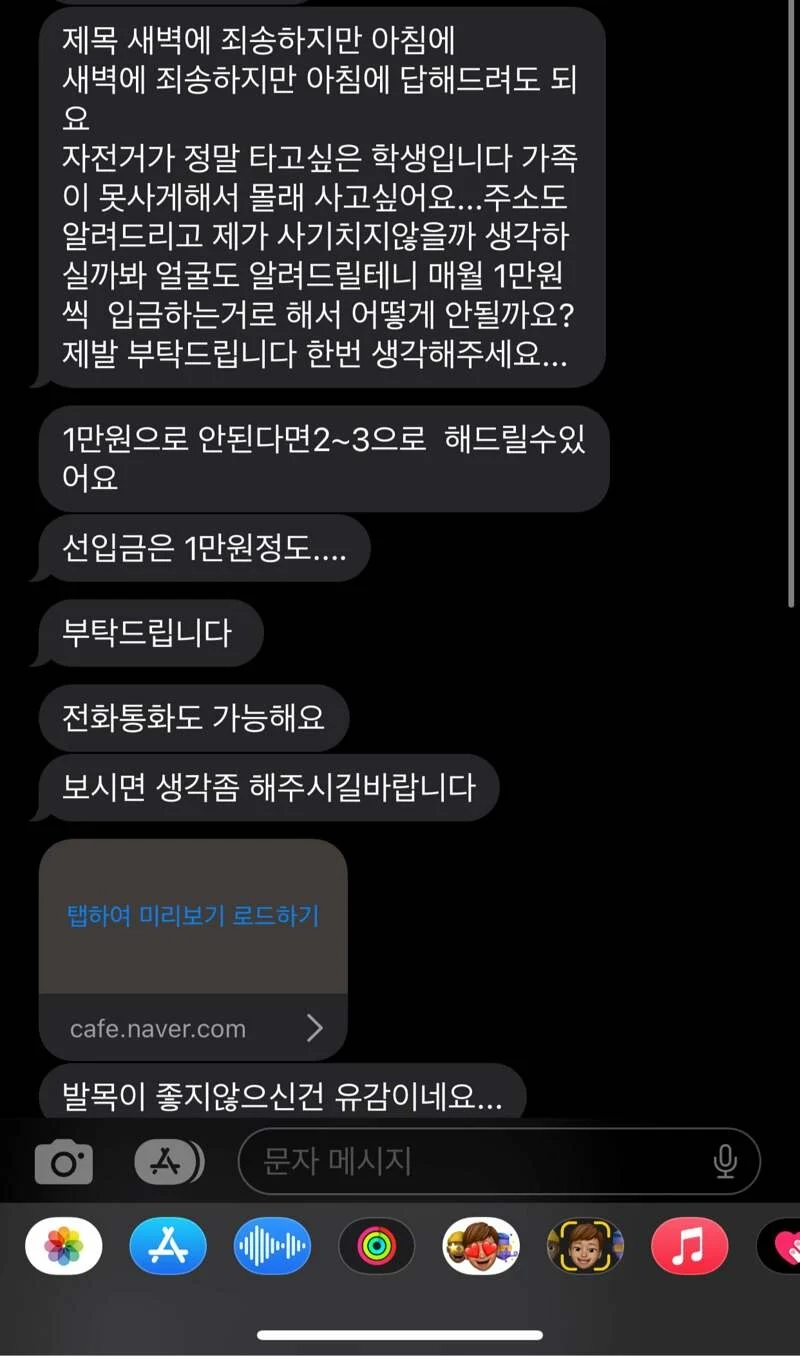 와들와들 평화로운 중고나라 레전드