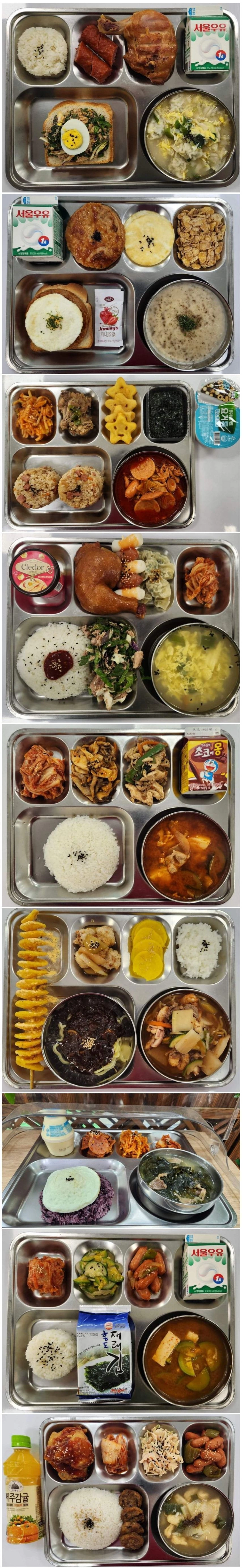 요즘 흔한 군인 식단
