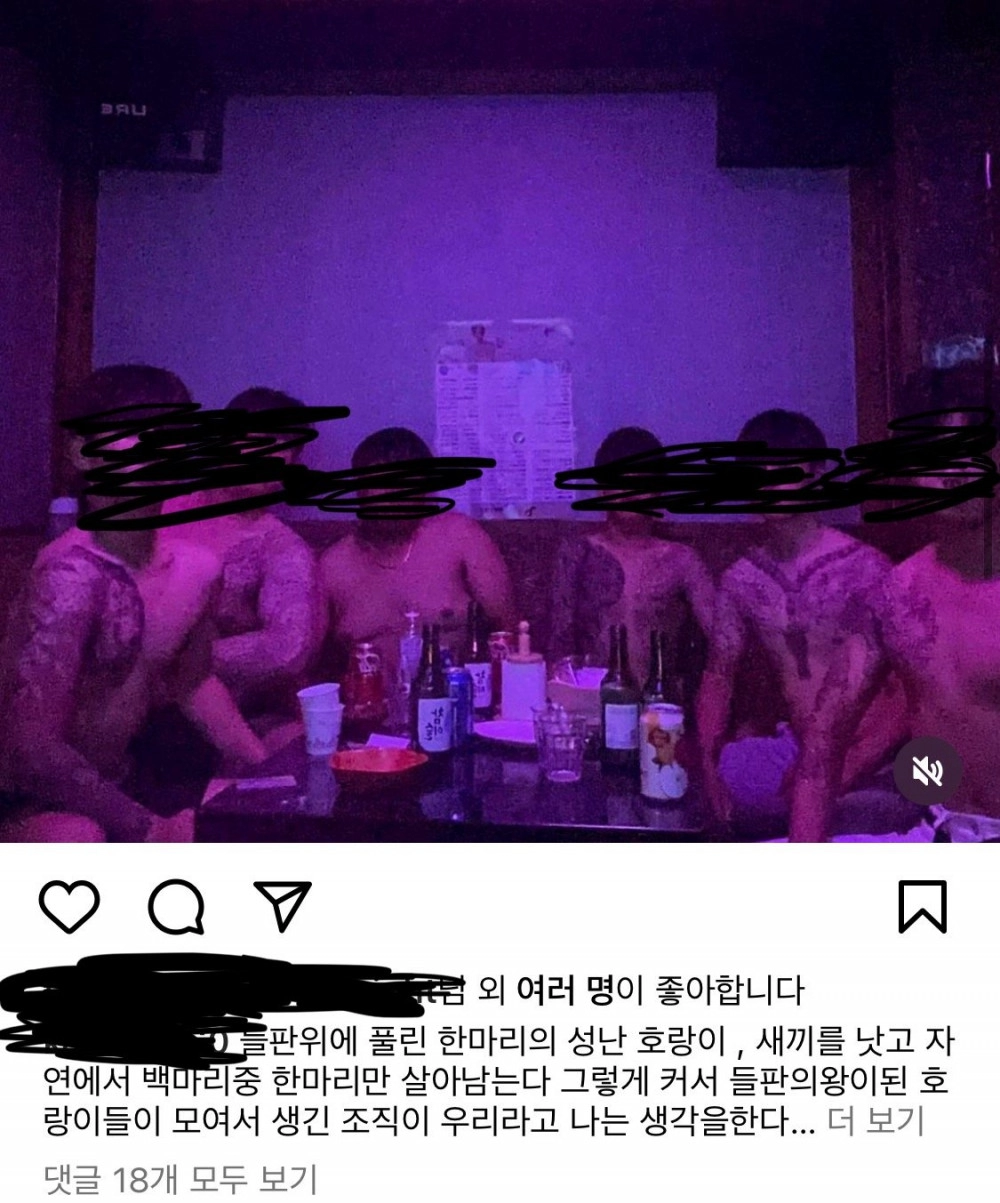 어질어질..요즘 조폭