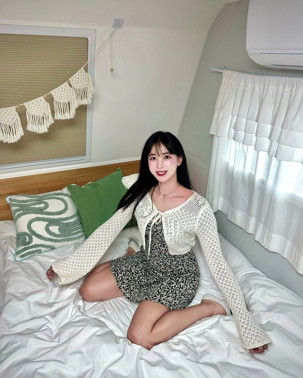 기아 김한나 치어리더 최근 인스타 글램핑 사진