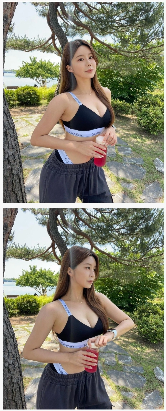 이런 복장으로 진짜 러닝하는 사람이 있을까요?