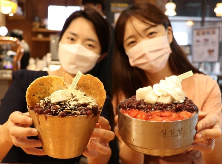 성심당 6000원짜리 팥빙수 크기 체감