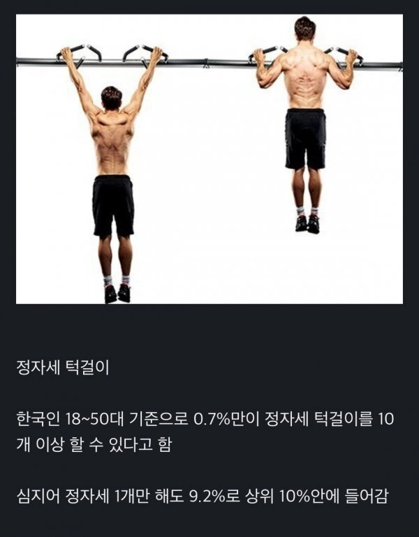 딱10개만해도 상위 1퍼라는 운동