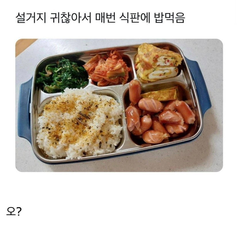 설거지 귀찮은 사람들 필독