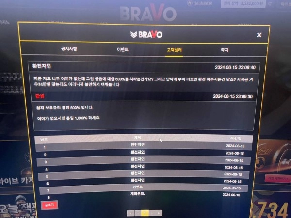 브라보 먹튀