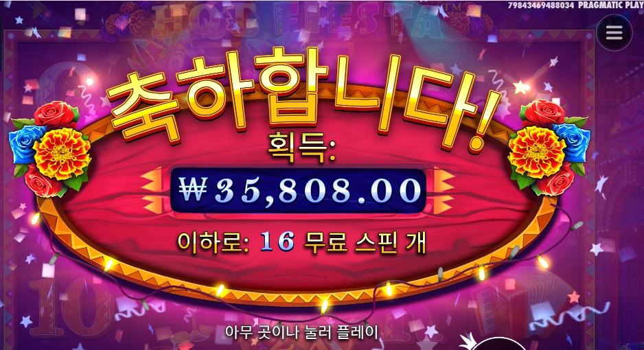 핫 피에스타 179배