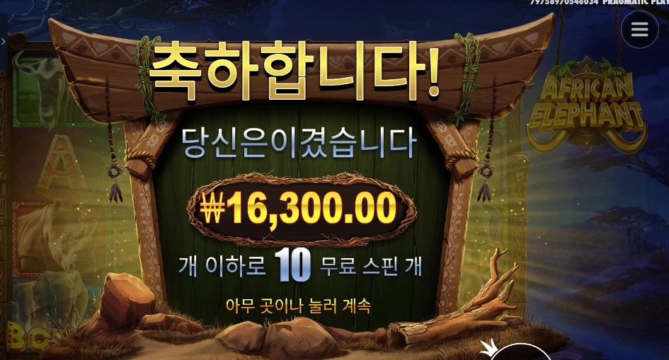 아프리칸 엘리펀트 10바퀴