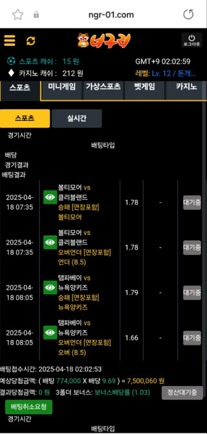 너구리 먹튀