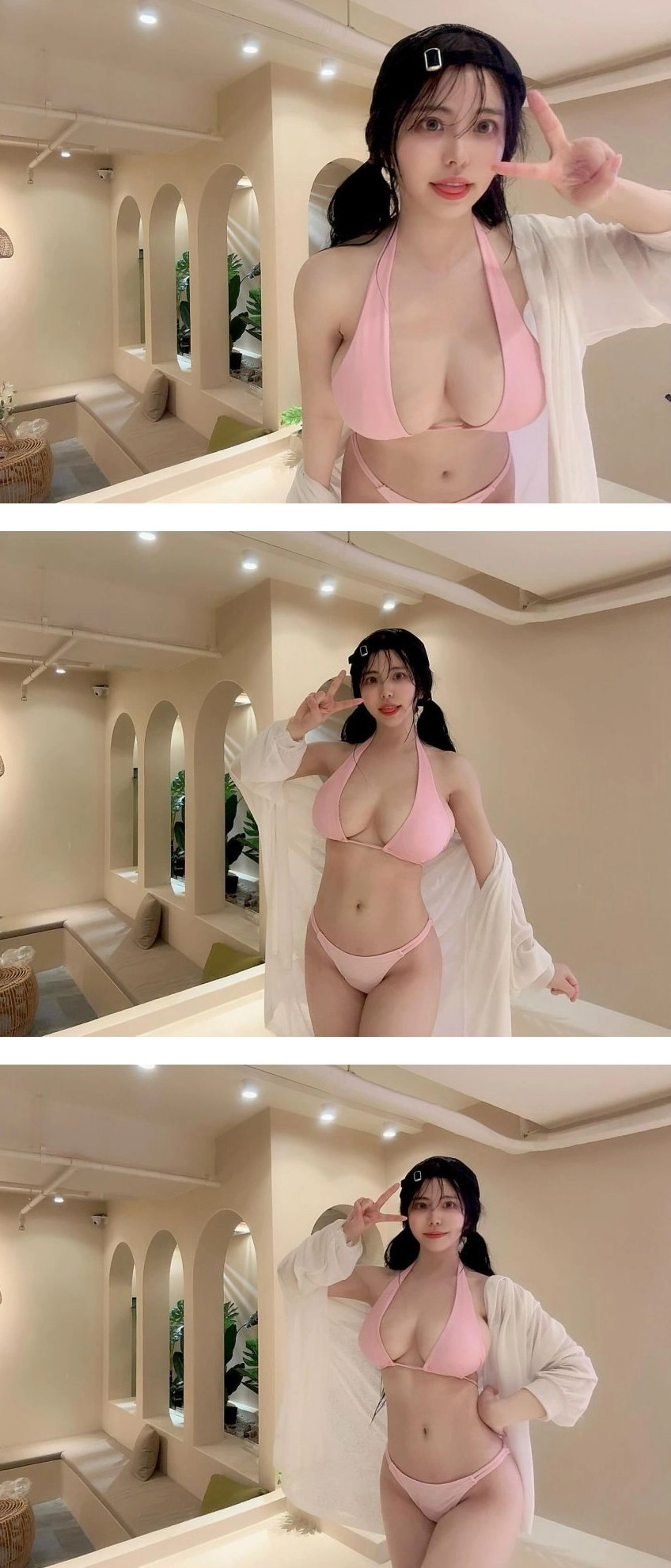 거유 여캠 민가유 풀빌라 비키니컷에 시선 강탈