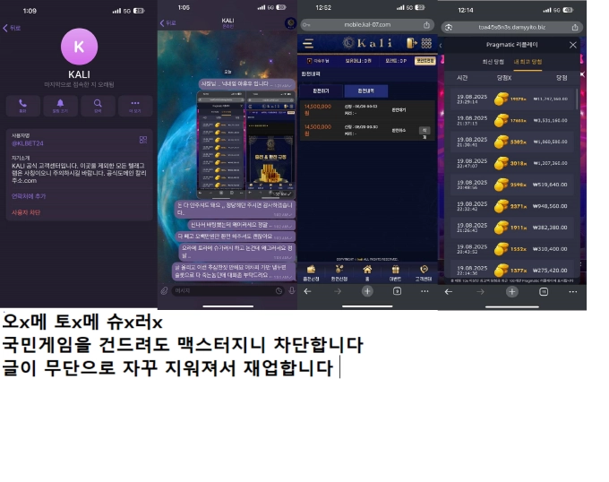 칼리 먹튀