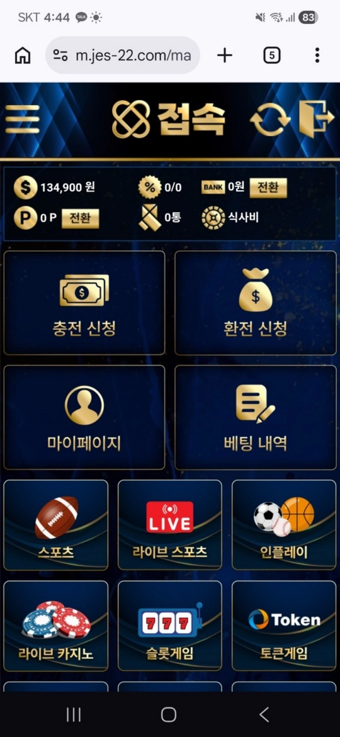 접속 먹튀